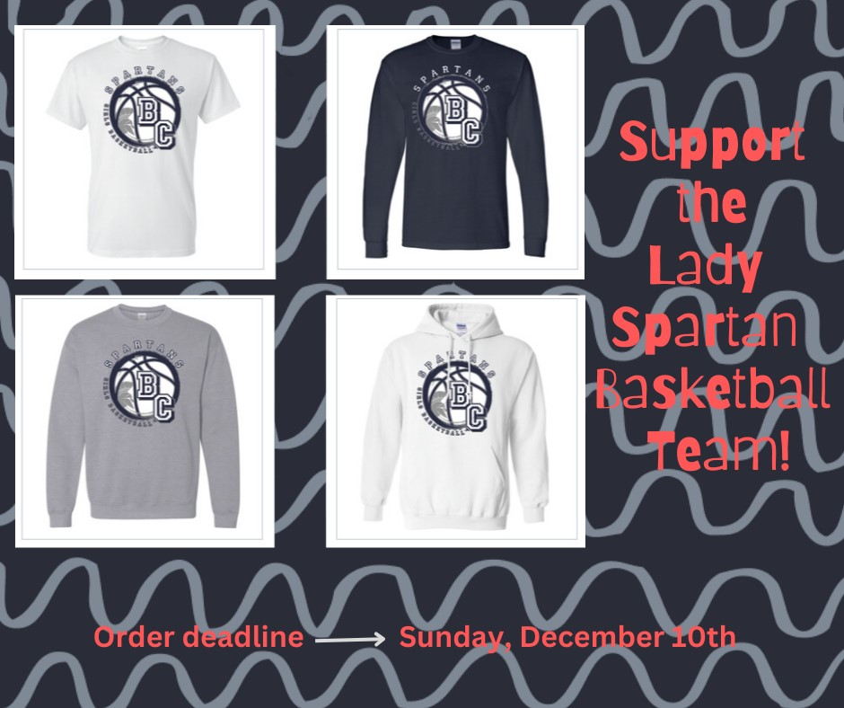 Spartan Lady Basketball apparel